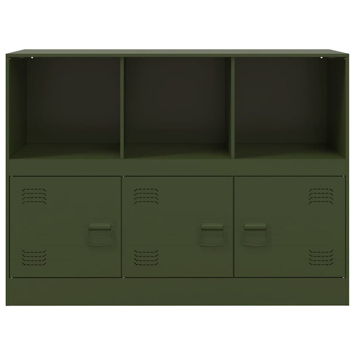 Credenza Verde Oliva 99x39x73 cm in Acciaio 841791