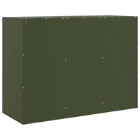 Credenza Verde Oliva 99x39x73 cm in Acciaio 841791