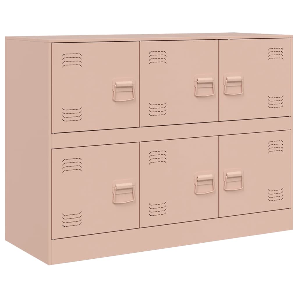 Credenza Rosa 99x39x73 cm in Acciaio 841794