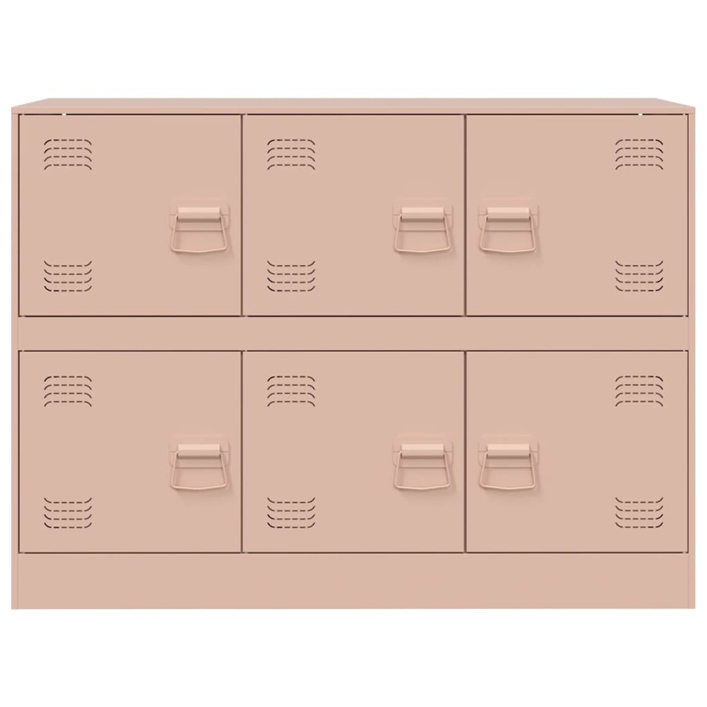 Credenza-Buffet-Armadio da cucina Rosa 99x39x73 cm in Acciaio 913350