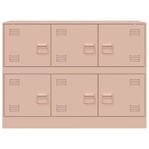 Credenza Rosa 99x39x73 cm in Acciaio 841794