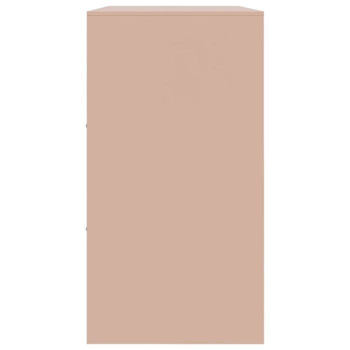 Credenza Rosa 99x39x73 cm in Acciaio 841794