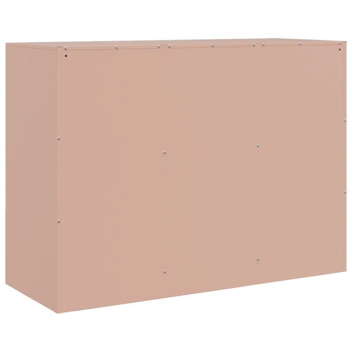 Credenza Rosa 99x39x73 cm in Acciaio 841794