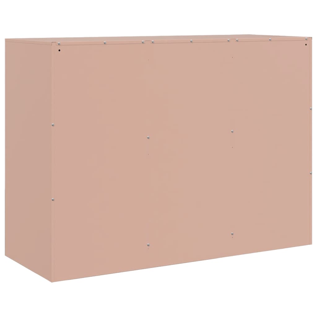 Credenza Rosa 99x39x73 cm in Acciaio 841794