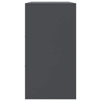 Credenza-Buffet-Armadio da cucina Antracite 99x39x73 cm in Acciaio 180420