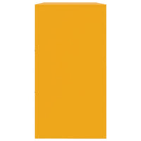 Credenza Giallo Senape 99x39x73 cm in Acciaio 841796