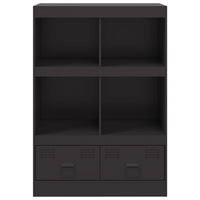 Credenza Nera 67x39x95 cm in Acciaio 841799