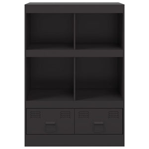 Credenza Nera 67x39x95 cm in Acciaio 841799