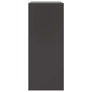 Credenza-Buffet-Armadio da cucina Nera 67x39x95 cm in Acciaio