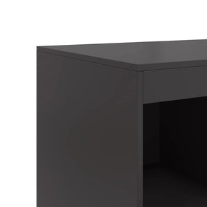 Credenza Nera 67x39x95 cm in Acciaio 841799