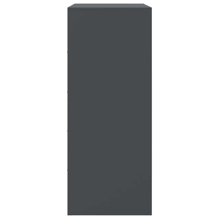 Credenza-Buffet-Armadio da cucina Antracite 67x39x95 cm in Acciaio