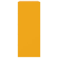 Credenza Giallo Senape 67x39x95 cm in Acciaio 841802