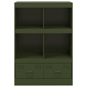 Credenza Verde Oliva 67x39x95 cm in Acciaio 841803