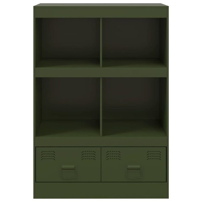 Credenza Verde Oliva 67x39x95 cm in Acciaio 841803