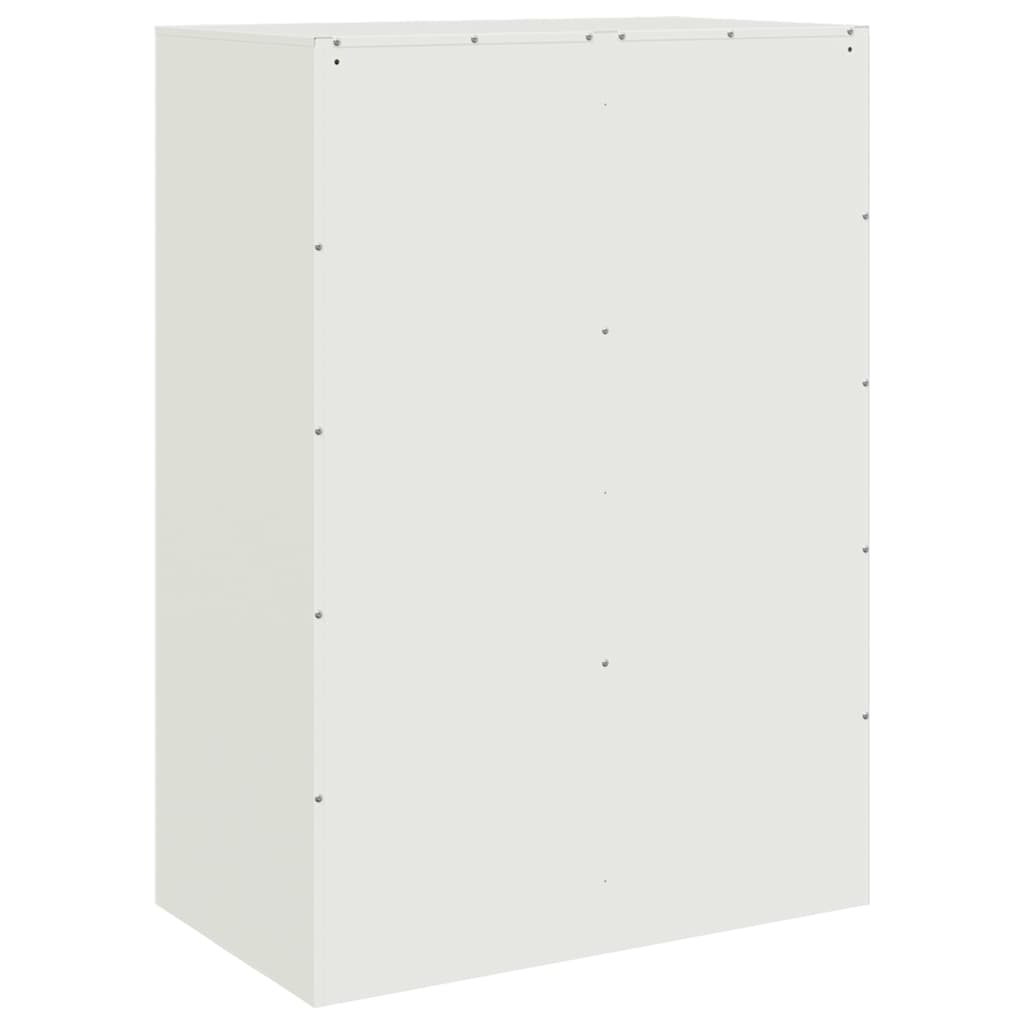 Credenza Bianca 67x39x95 cm in Acciaio 841804