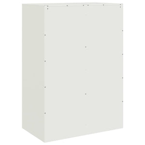 Credenza Bianca 67x39x95 cm in Acciaio