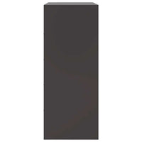 Credenza Nera 67x39x95 cm in Acciaio 841805