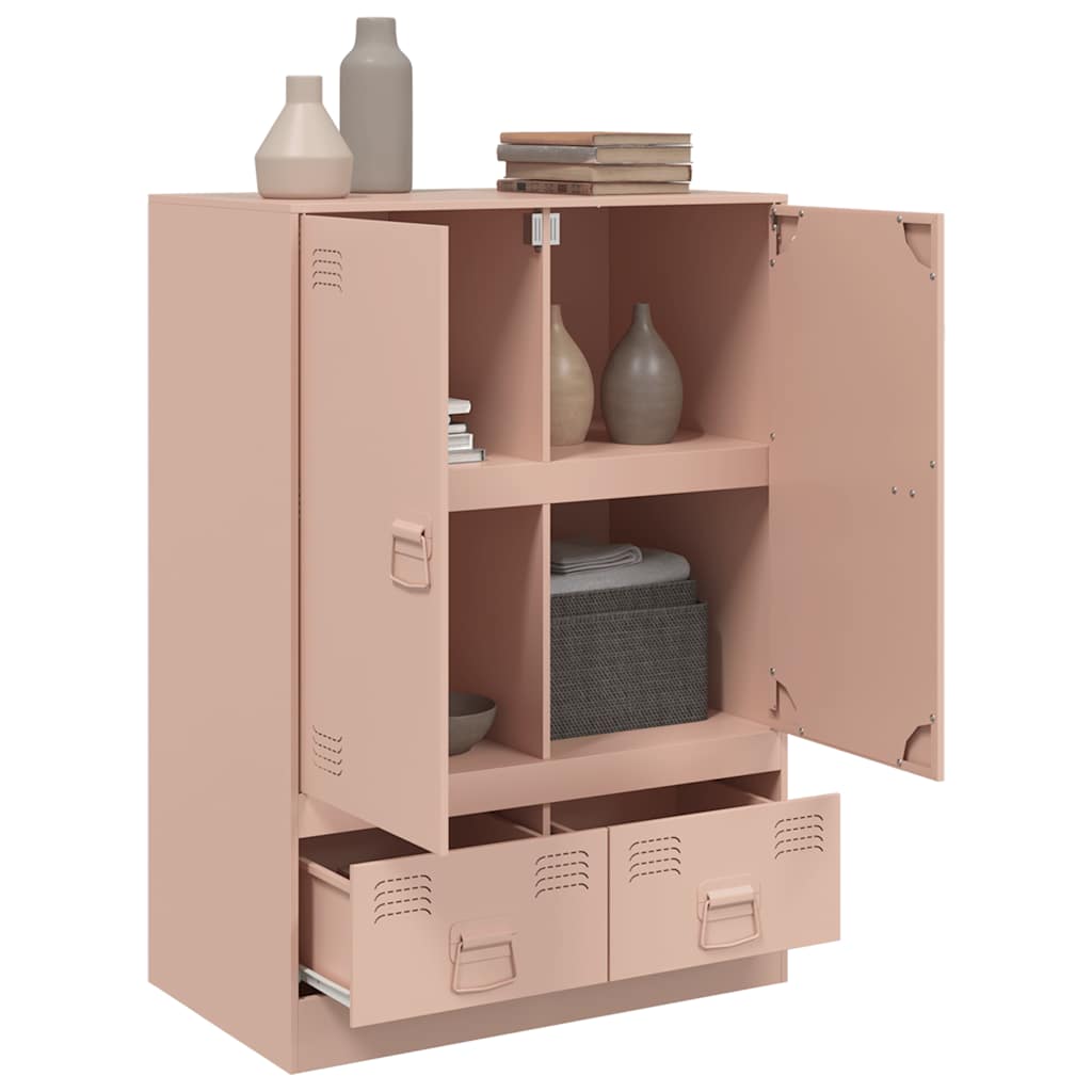 Credenza Rosa 67x39x95 cm in Acciaio 841806