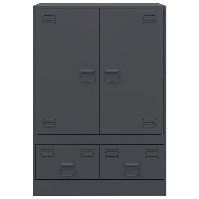 Credenza Antracite 67x39x95 cm in Acciaio 841807