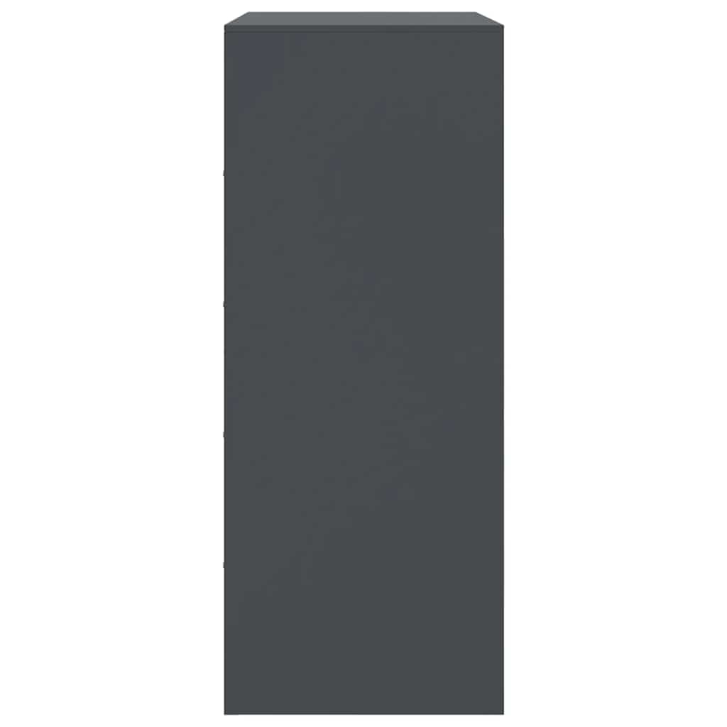 Credenza Antracite 67x39x95 cm in Acciaio 841807