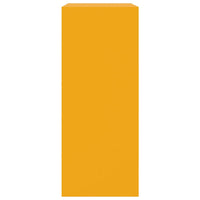 Credenza Giallo Senape 67x39x95 cm in Acciaio 841808