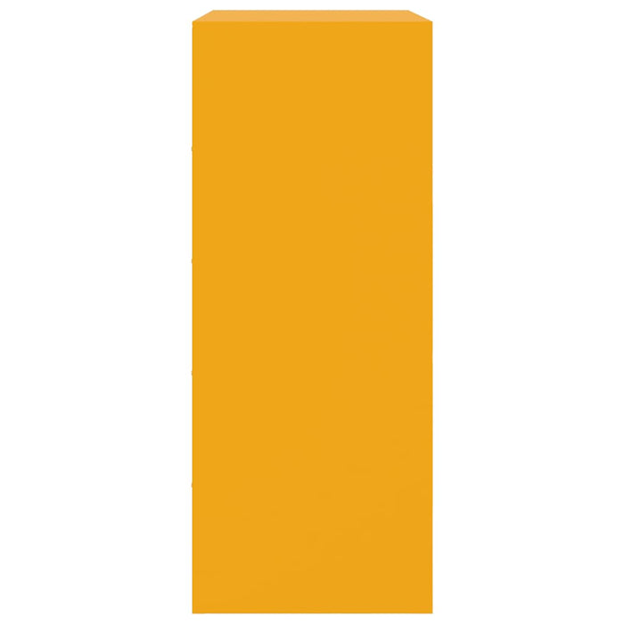 Credenza Giallo Senape 67x39x95 cm in Acciaio 841808