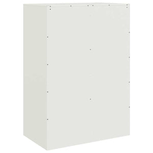 Credenza Bianca 67x39x95 cm in Acciaio 841810