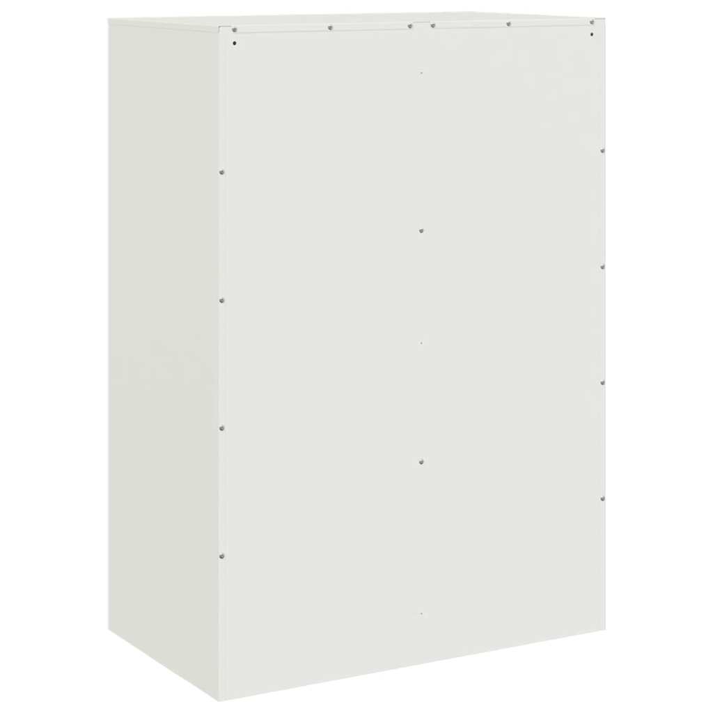 Credenza Bianca 67x39x95 cm in Acciaio 841810