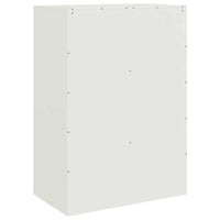 Credenza Bianca 67x39x95 cm in Acciaio 841810