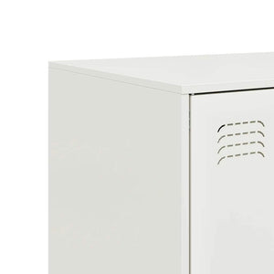 Credenza Bianca 67x39x95 cm in Acciaio 841810