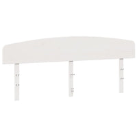 Testiera Bianca 200 cm in Legno Massello di Pino