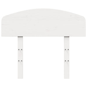 Testiera Bianca 75 cm in Legno Massello di Pino 842523
