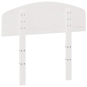 Testiera-Testata-Testiera Decorativa Bianca 75 cm in Legno Massello di Pino 363642
