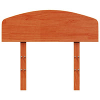 Testiera Marrone Cera 75 cm in Legno Massello di Pino 842525