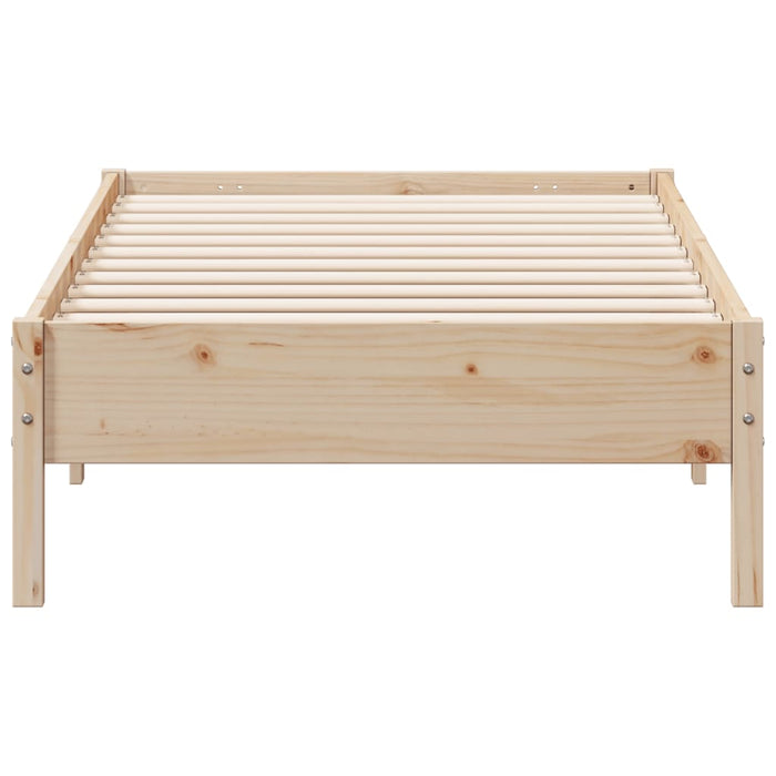 Giroletto senza Materasso 100x200 cm in Legno Massello di Pino 842706