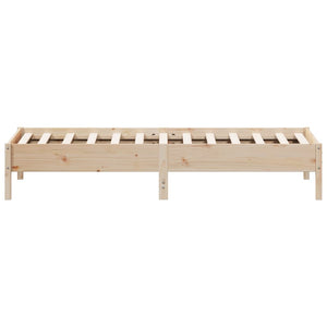 Letto senza Materasso 90x200 cm in Legno Massello di Pino 842710