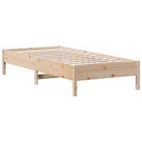 Letto senza Materasso 90x200 cm in Legno Massello di Pino 842710