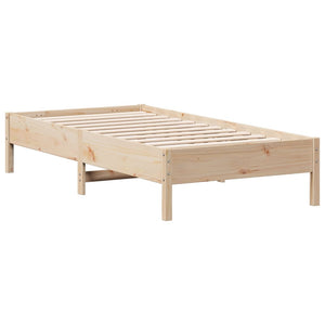Letto senza Materasso 90x190 cm in Legno Massello di Pino 842726