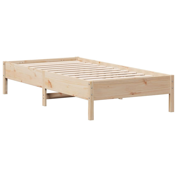 Letto senza Materasso 90x190 cm in Legno Massello di Pino 842726