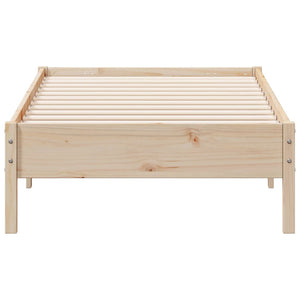 Letto senza Materasso 90x190 cm in Legno Massello di Pino 842726