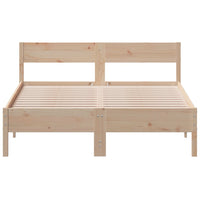 Letto senza Materasso 120x200 cm in Legno Massello di Pino 842754