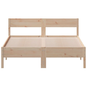 Letto senza Materasso 120x200 cm in Legno Massello di Pino 842754