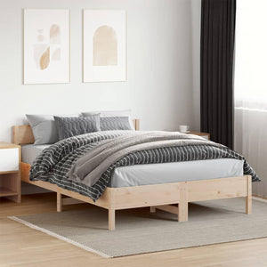 Letto senza Materasso 120x200 cm in Legno Massello di Pino 842754
