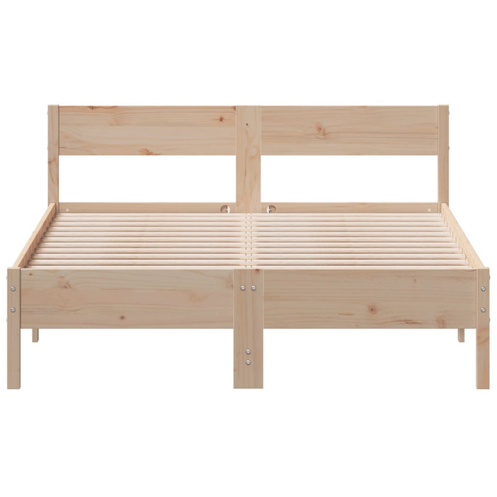 Letto senza Materasso 120x190 cm in Legno Massello di Pino 842774