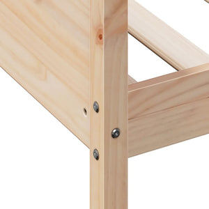 vidaXL Dormeuse senza Materasso 80x200 cm in Legno Massello di Pino