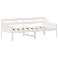 Dormeuse senza Materasso Bianca 80x200 cm Legno Massello Pino 842827
