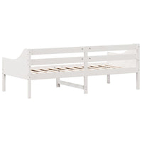 Dormeuse senza Materasso Bianca 80x200 cm Legno Massello Pino 842827