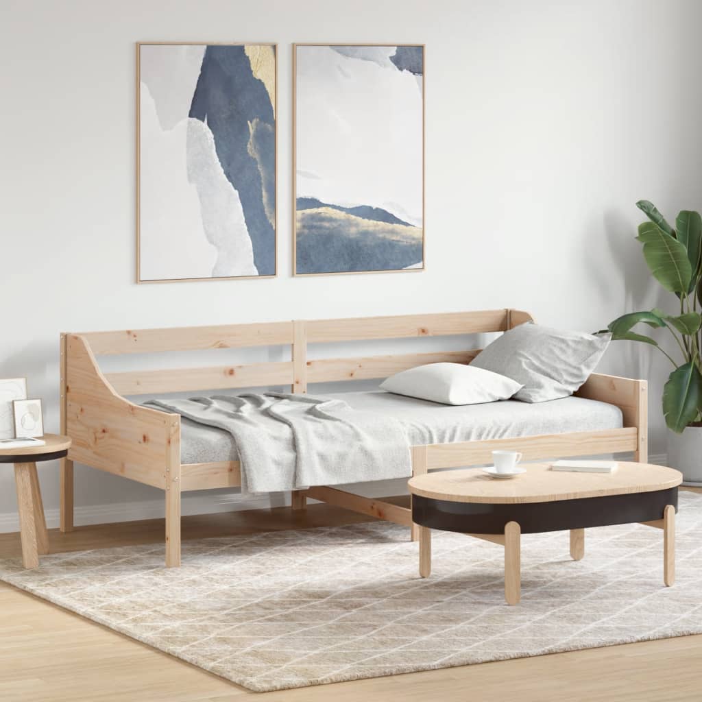 Dormeuse senza Materasso-Divano Letto-Struttura Letto 90x200 cm in Legno Massello di Pino 790119