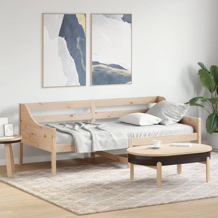 Dormeuse senza Materasso-Divano Letto-Struttura Letto 90x200 cm in Legno Massello di Pino 790119