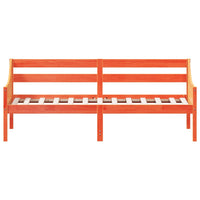 Dormeuse senza Materasso Marrone Cera 90x190 cm Legno di Pino 842841